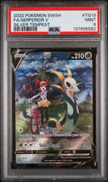 PSA 9 2022 POKEMON SWORD & SHIELD SILVER TEMPEST #TG13 FA/SERPERIOR V SILVER TEMPEST