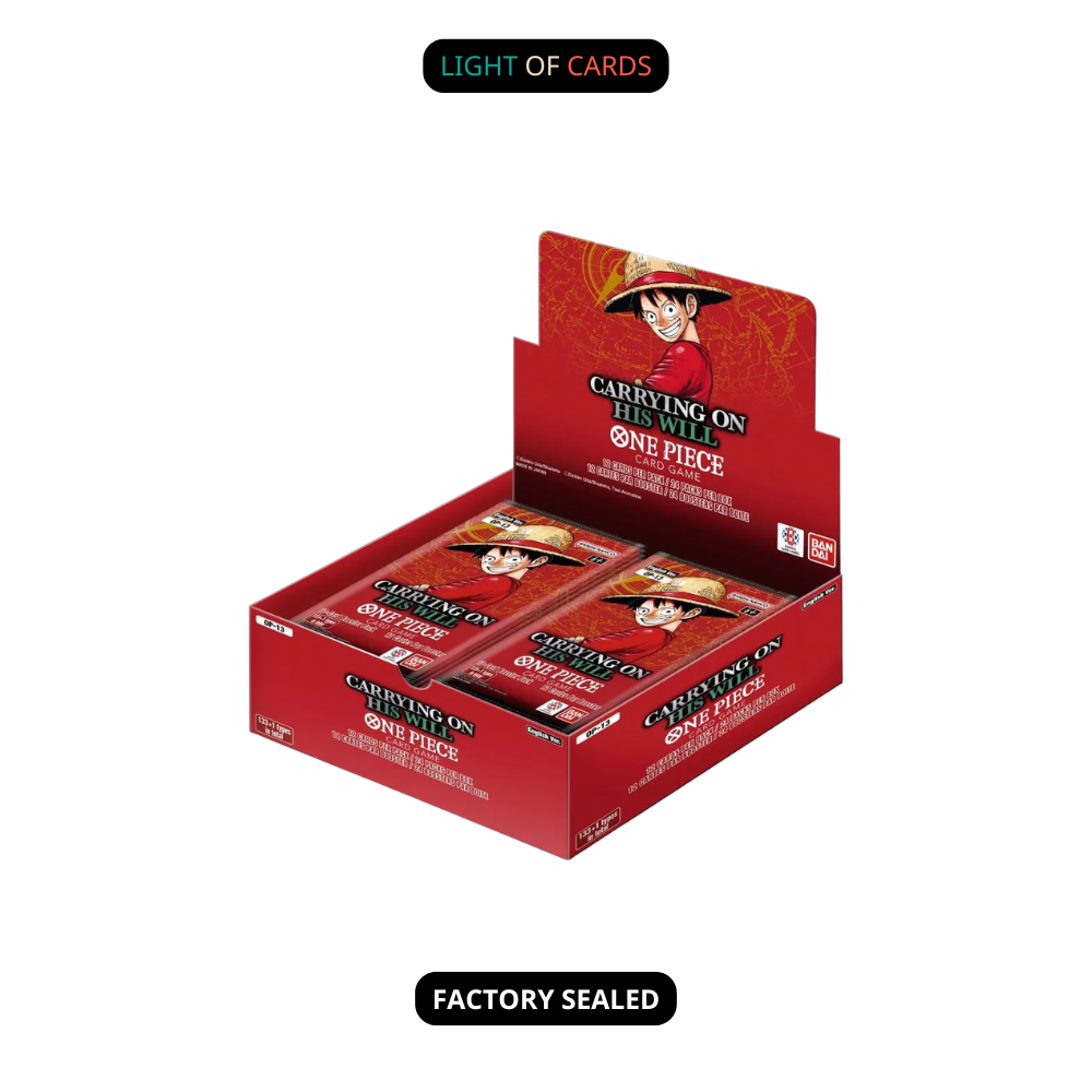One Piece｜OP-13 Carrying On His Will Booster Box – Sealed Case (12 Boxes) - EN