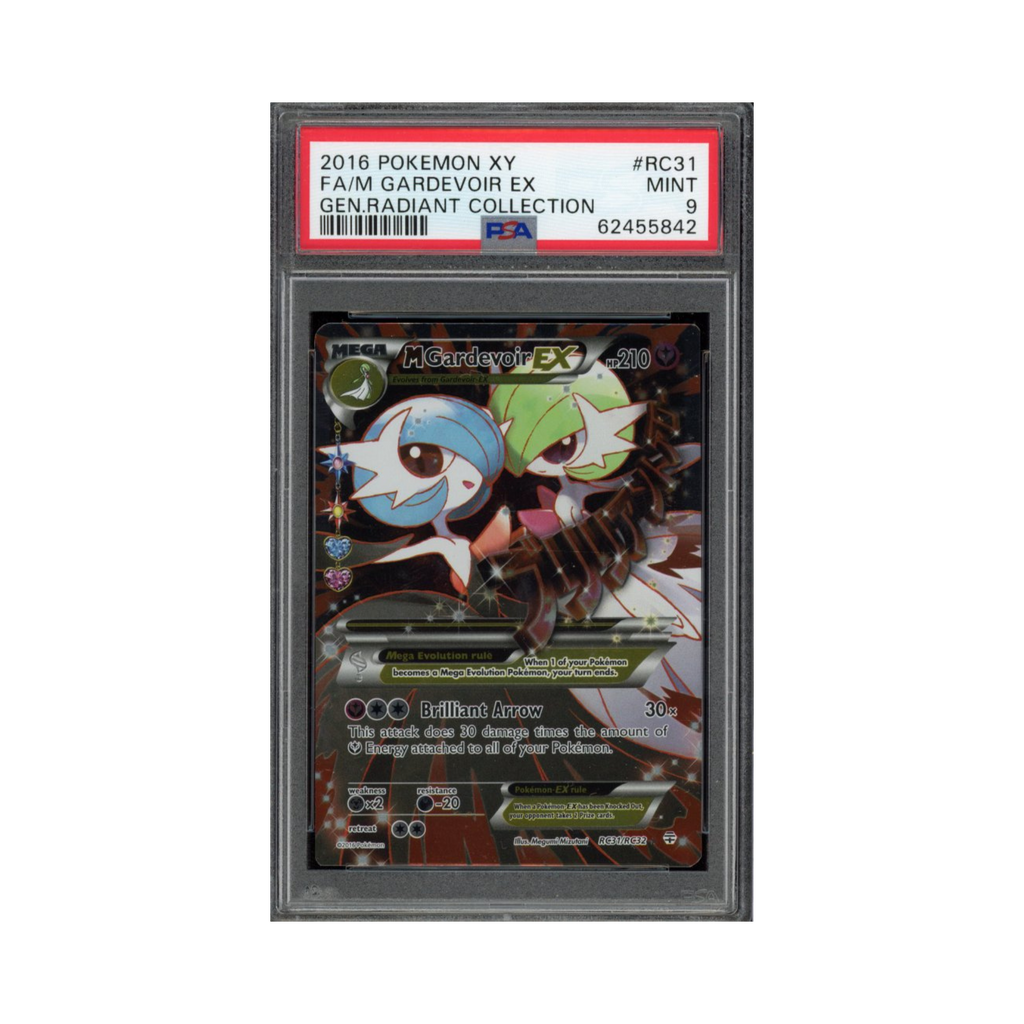 2016 Pokemon Sun & Moon Generations Radiant Collection FA M Gardevoir Ex #RC31 PSA 9