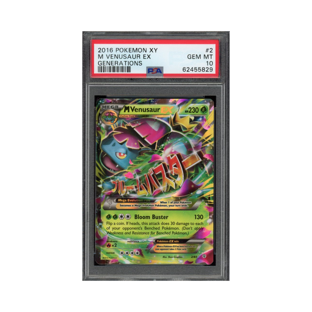 2016 Pokemon XY Generations M Venusaur EX #2 PSA 10