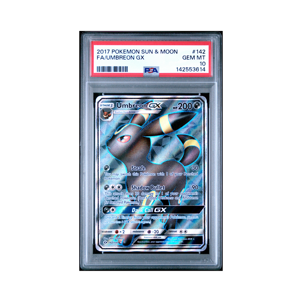 2017 Pokemon Sun & Moon Umbreon GX #142 PSA 10