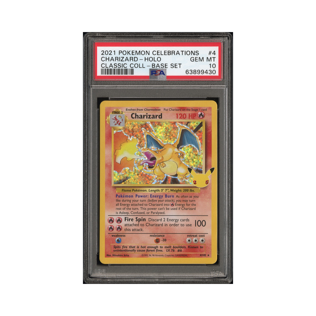 2021 Pokemon Celebrations: Classic Collection Charizard #4 PSA 10