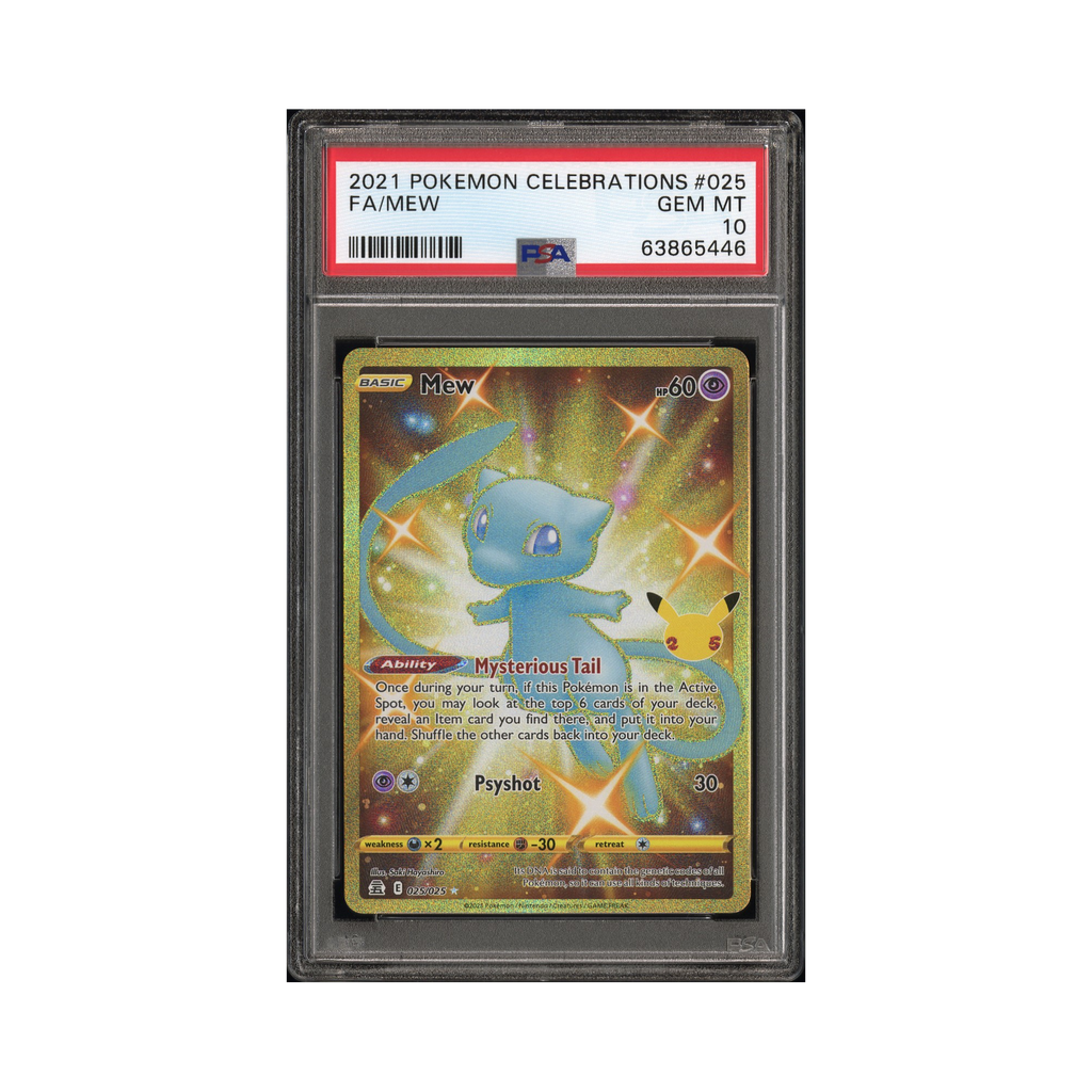 2021 Pokemon Celebrations Mew #25 PSA 10