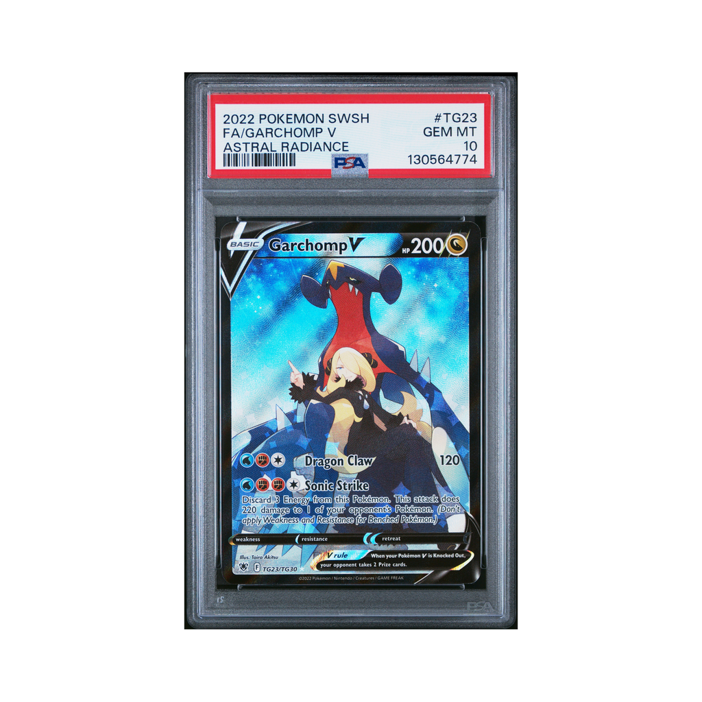 2022 Pokemon Sword & Shield Astral Radiance Garchomp V #TG23 PSA 10