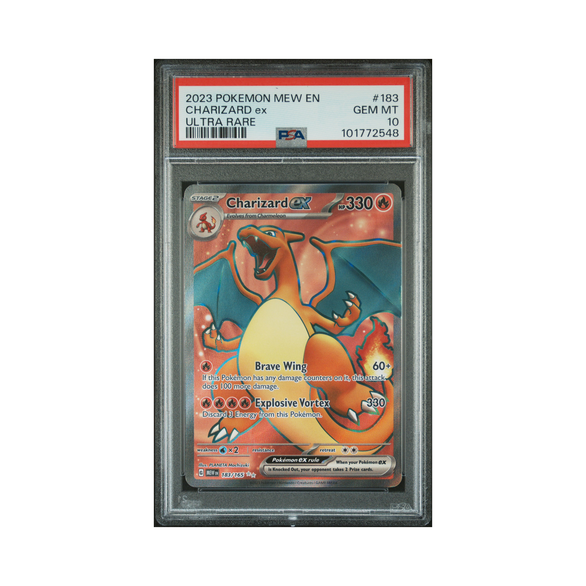 2023 Pokemon 151 Charizard ex #183 PSA 10