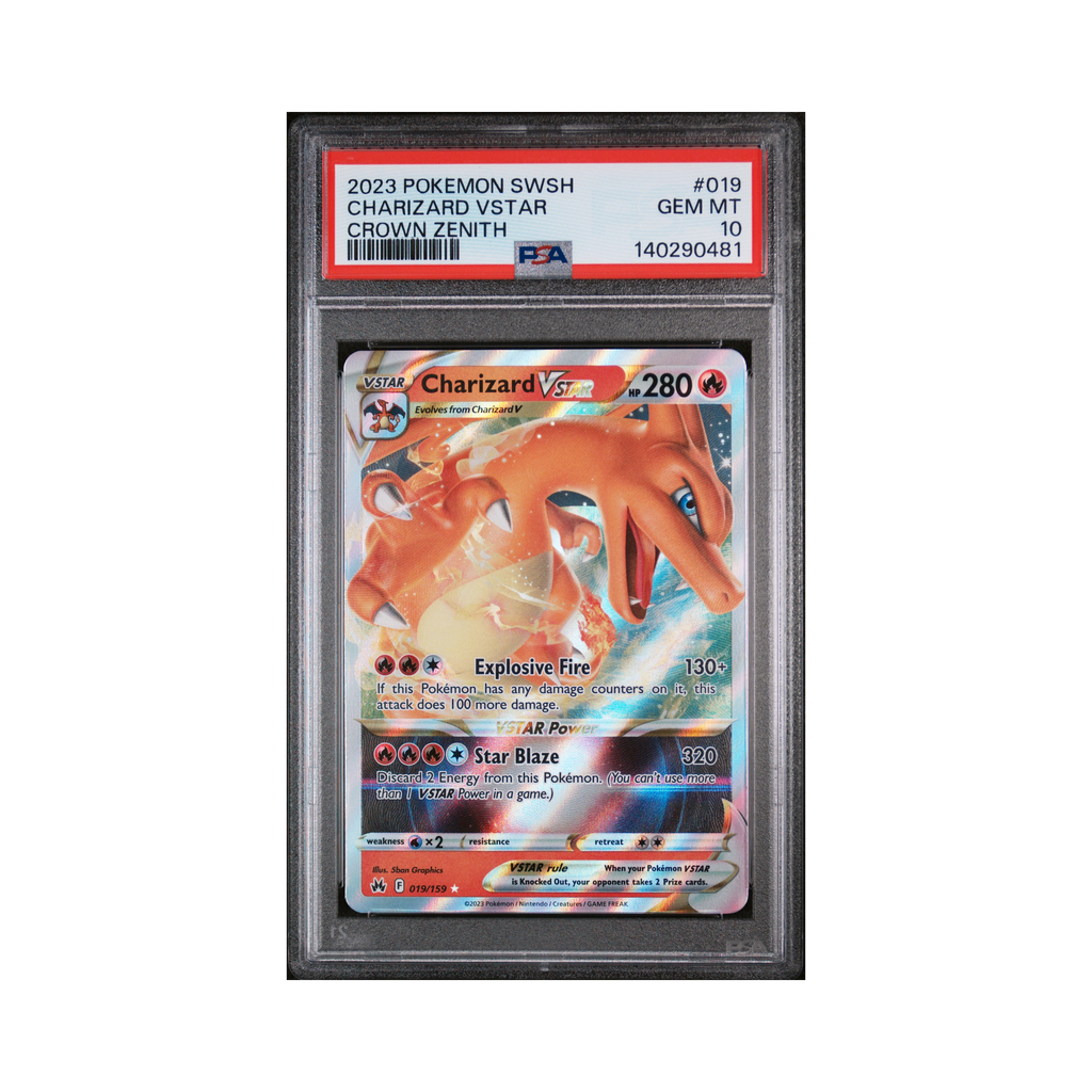 2023 Pokemon Crown Zenith Charizard VSTAR #19 PSA 10