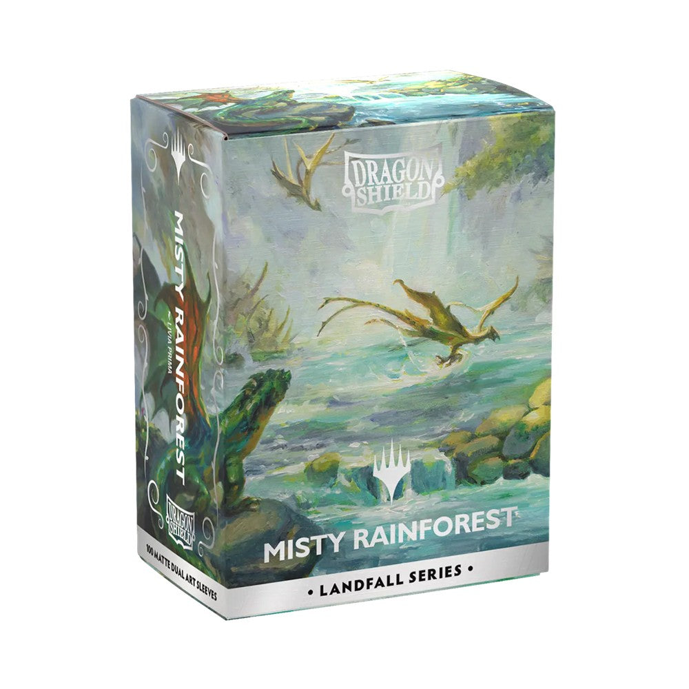 PREORDER Dragon Shield: Sleeves  Matte Dual Art  MTG Landfall Series: Misty Rainforest