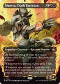 FOIL Muerra, Trash Tactician (Borderless) (Raised Foil) (BLB-352) - Bloomburrow - Magic The Gathering