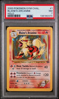 PSA 7 - 2000 POKEMON GYM CHALLENGE #1 BLAINE'S ARCANINE HOLO