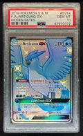 PSA 10 - 2019 POKEMON SUN & MOON HIDDEN FATES #SV54 FA/ARTICUNO GX HIDDEN FATES