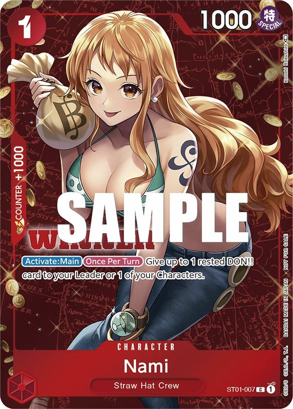 Nami (Tournament Pack Vol. 3) [Winner] (ST01-007) (Foil) [One Piece Promotion Cards]