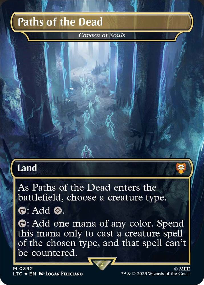Paths of the Dead - Cavern of Souls (Surge Foil) - Commander: The Lord of the Rings: Tales of Middle-earth (LTC)