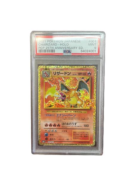 Pokémon TCG: 25th Anniversary Charizard PSA 9