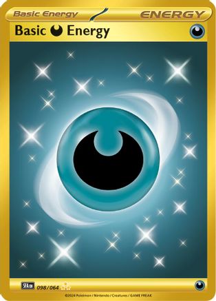 Basic Darkness Energy 98 - SV Shrouded Fable Pokemon Holofoil