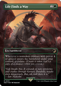 FOIL Life Finds a Way (Borderless) (Emblem) (REX-031) - Jurassic World Collection - Magic The Gathering