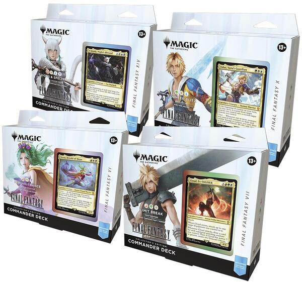 Magic: The Gathering - Final Fantasy Commander Deck (Collector's Edition) - Case of 4