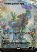 FOIL Leonardo, Cutting Edge (Showcase) (Fracture Foil) (TMT-291) - Teenage Mutant Ninja Turtles - Magic The Gathering