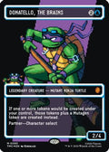 FOIL Donatello, the Brains (0085) (Borderless) (Surge Foil) (TMC-085) - Commander: Teenage Mutant Ninja Turtles - Magic The Gathering