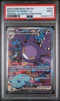 PSA 9 - 2025 POKEMON DRI EN-DESTINED RIVALS #234 ROCKET'S CROBAT ex SPECIAL ILLUSTRATION RARE