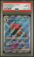 2025 POKEMON JTG EN-JOURNEY TOGETHER ULTRA RARE #175 N'S ZOROARK EX PSA 10