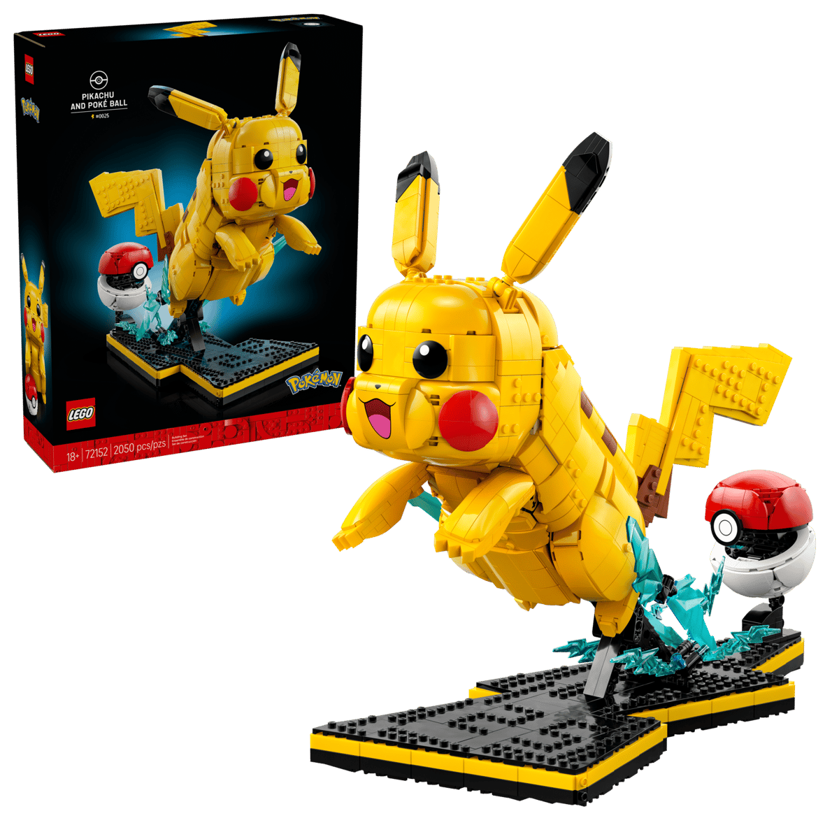 LEGO - Pokemon - Pikachu and Poké Ball [72152]