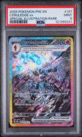PSA 9 - 2025 POKEMON PRE EN-PRISMATIC EVOLUTIONS #147 CERULEDGE ex SPECIAL ILLUSTRATION RARE