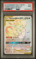 Psa 9 - 2019 POKEMON SUN & MOON UNIFIED MINDS #242 FA/MEWTWO & MEW GX UNIFIED MINDS-SECRET