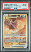 PSA 10 - 2023 POKEMON SWORD AND SHIELD CROWN ZENITH #GG67 ORGN.FRM.PALKIA VSTAR CROWN ZENITH-FA-SECRET