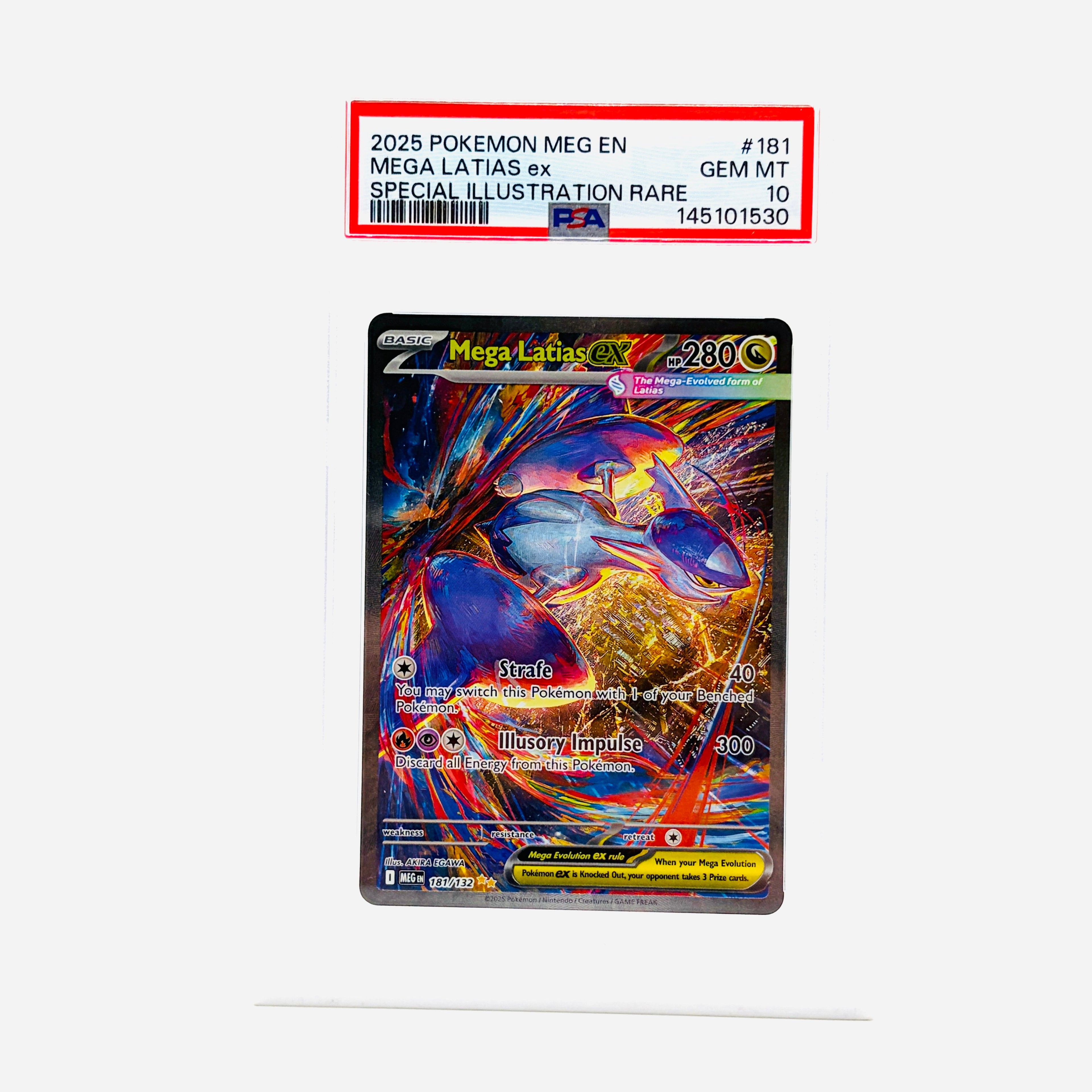 PSA 10 Mega Latias ex Special Illustration Rare - 2025 Pokemon Mega Evolution