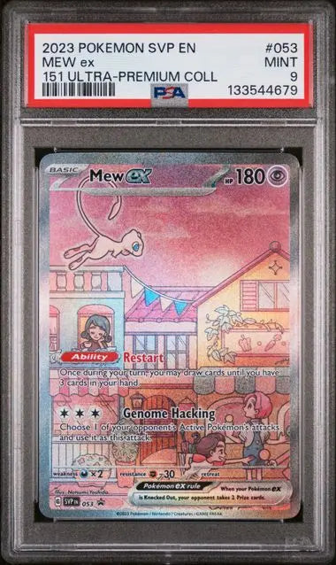 PSA 9 - 2023 POKEMON SVP EN-SV BLACK STAR PROMO #053 MEW ex 151 ULTRA-PREMIUM COLL