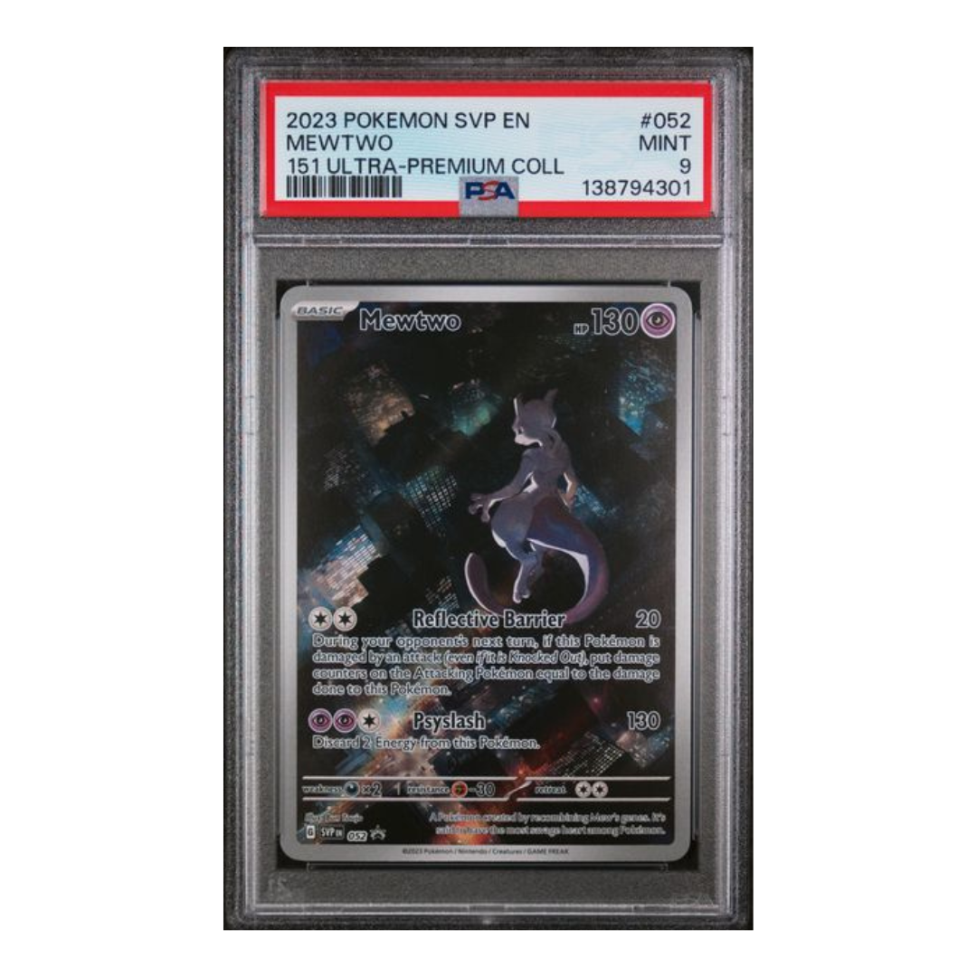 2023 POKEMON SVP EN-SV BLACK STAR PROMO #052 MEWTWO 151 ULTRA-PREMIUM COLL
