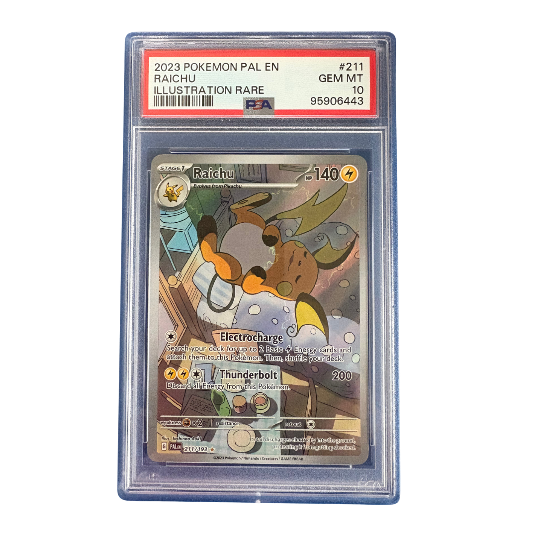 2023 POKEMON PAL EN-PALDEA EVOLVED #211 RAICHU ILLUSTRATION RARE