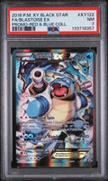 PSA 7 - 2016 POKEMON XY BLACK STAR PROMO #XY122 FA/BLASTOISE EX PROMO-RED & BLUE COLL.