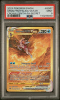 Psa 9 - 2023 POKEMON SWORD AND SHIELD CROWN ZENITH #GG67 ORGN.FRM.PALKIA VSTAR CROWN ZENITH-FA-SECRET