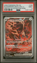 2025 POKEMON PRE EN-PRISMATIC EVOLUTIONS #168 BLOODMOON URSALUNA EX PSA 9