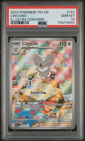 PSA 10 - 2024 POKEMON TEF EN-TEMPORAL FORCES #183 CINCCINO ILLUSTRATION RARE