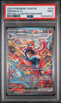 PSA 9 - 2024 POKEMON TWM EN-TWILIGHT MASQUERADE #214 GRENINJA ex SPECIAL ILLUSTRATION RARE