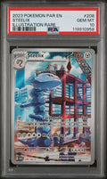 PSA 10 - 2023 POKEMON PAR EN-PARADOX RIFT #208 STEELIX ILLUSTRATION RARE