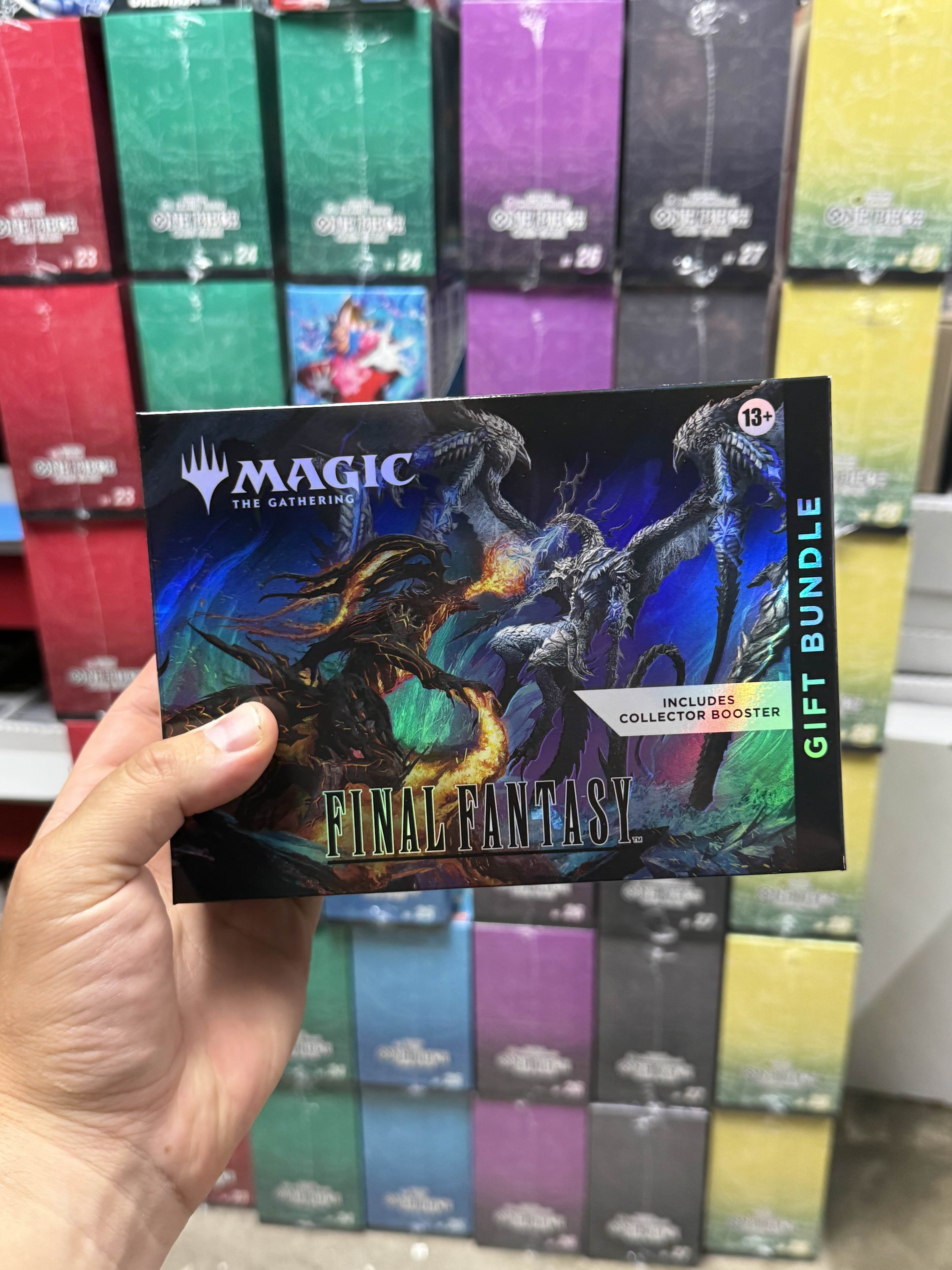 Gold Wizard One Piece Starter/Final Fantasy Bundle Deal