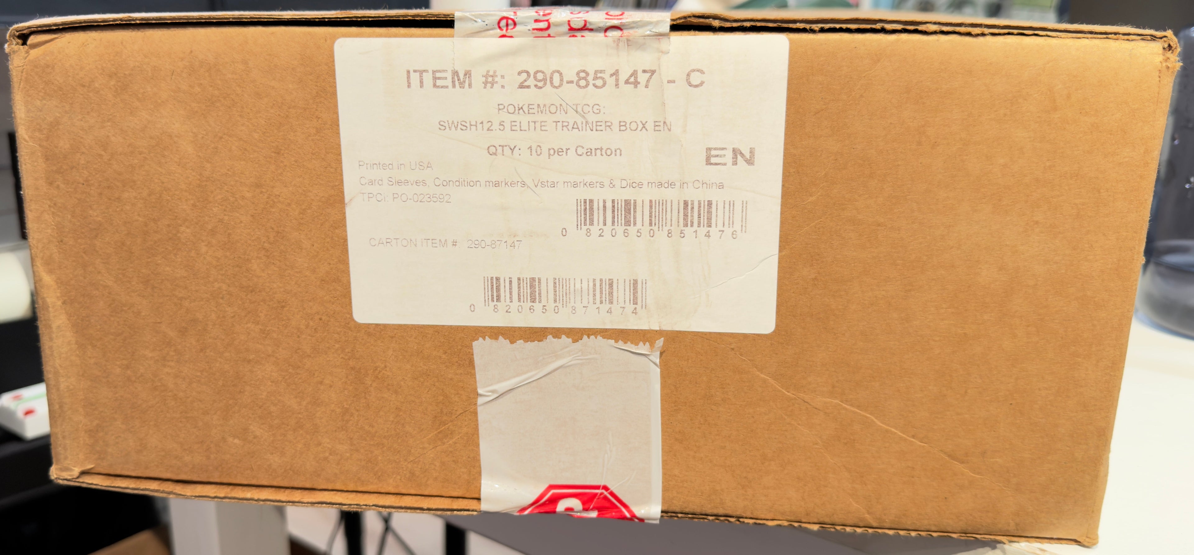 Pokemon TCG - SWSH12.5 Crown Zenith Elite Trainer Box Case Sealed