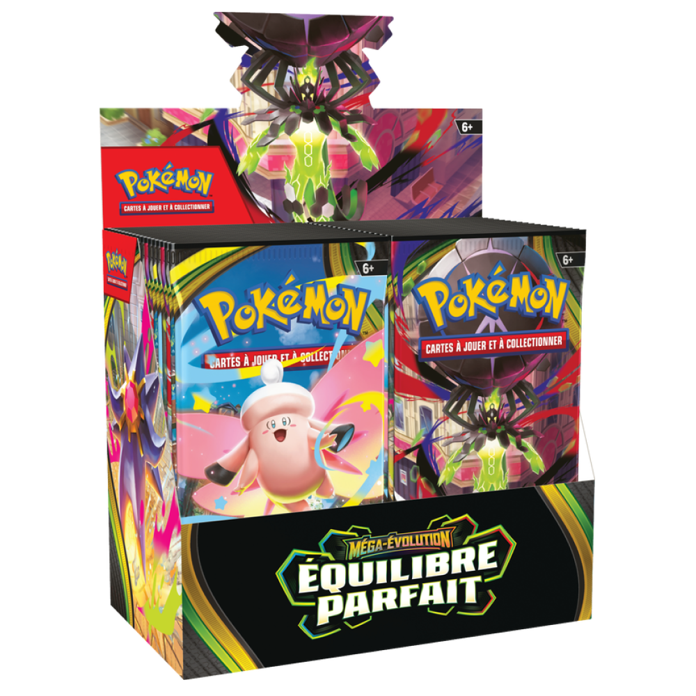 (Français) Pokémon - Méga Évolution Équilibre Parfait - Présentoir de Boosters