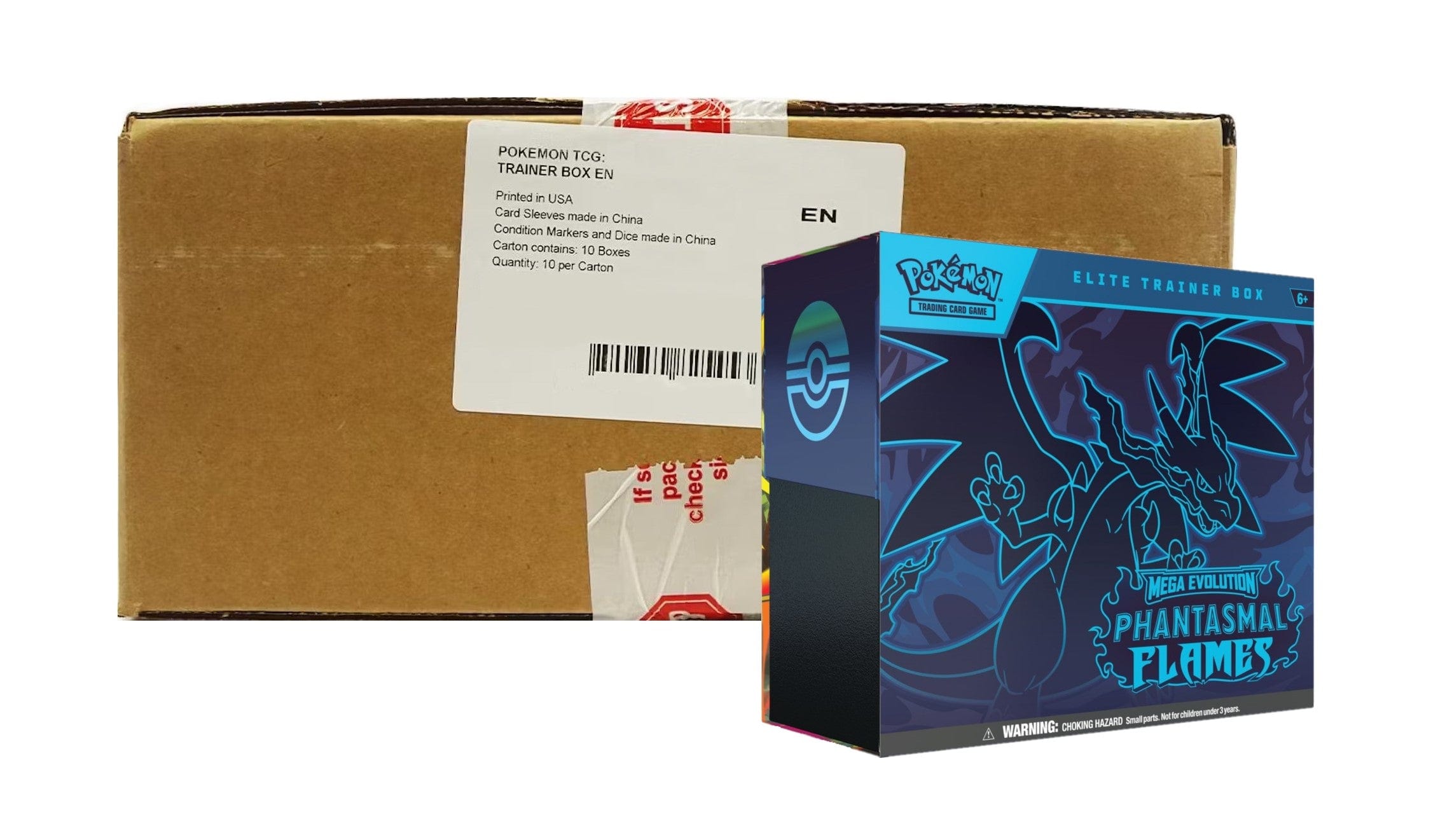Pokemon Phantasmal Flames ME02 Elite Trainer Box [x10] Sealed Case