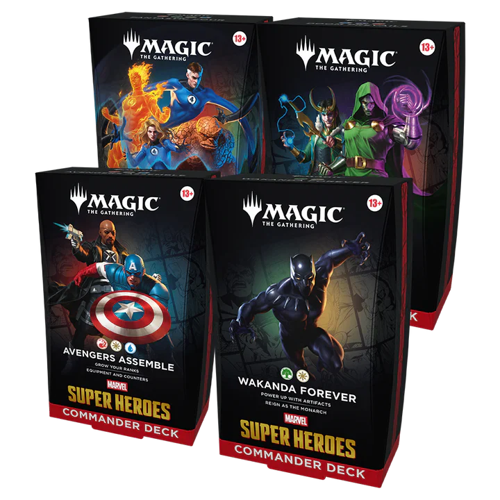 (Pre Order) Magic The Gathering TCG - Marvel Super Heroes - Commander Deck (Full set)