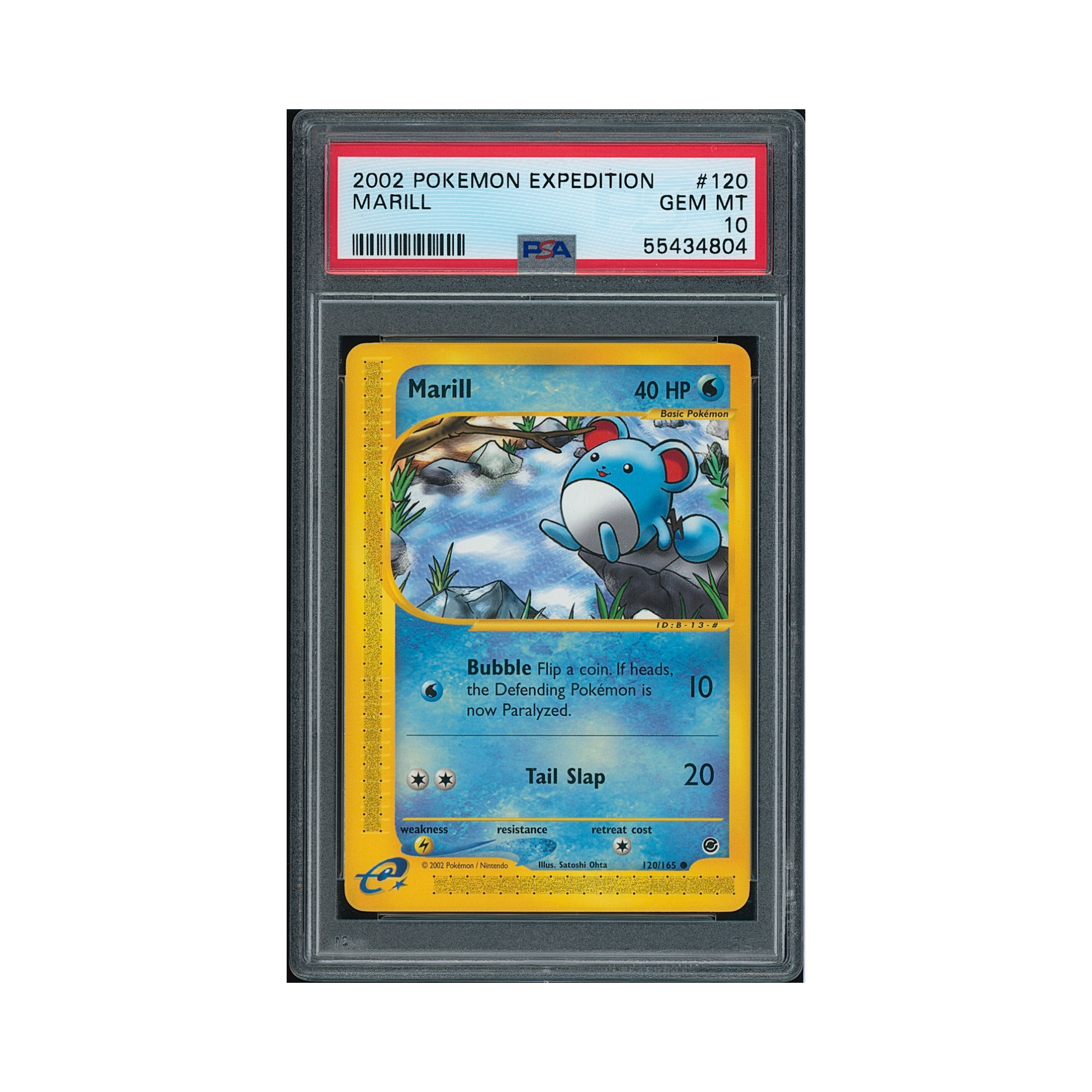 2002 Pokemon Expedition Marill #120 PSA 10