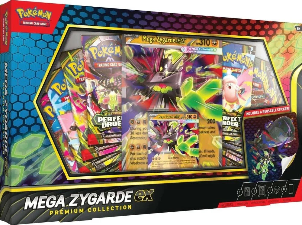 Pokémon Mega Evolution Mega Zygarde EX Premium Collection 6-Box Case