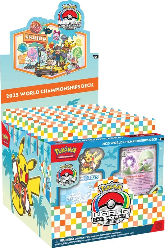 Pokemon 2025 World Championship [x8] Deck Display