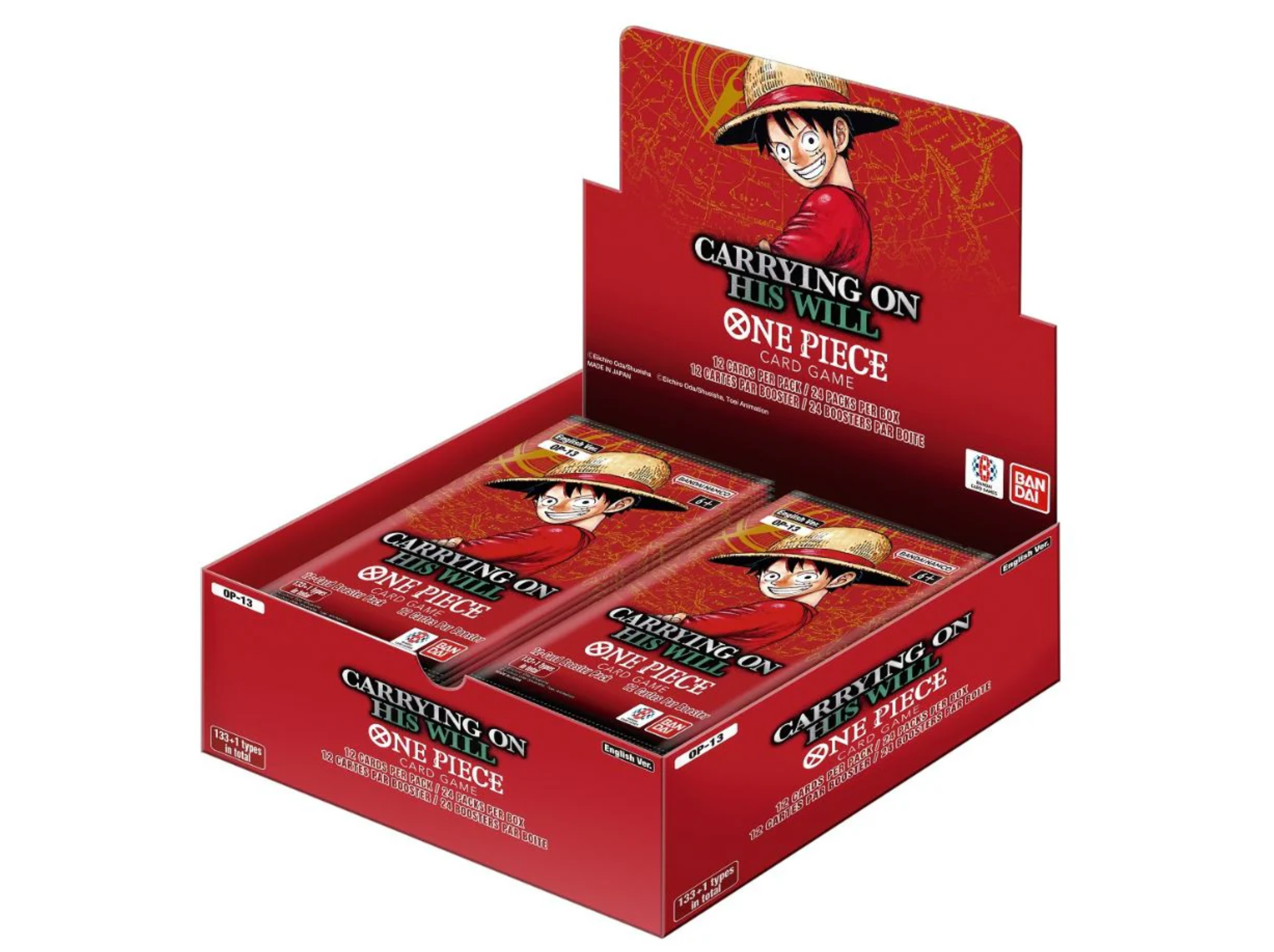 One Piece CG OP-13 Carrying on his Will Sealed Booster Box