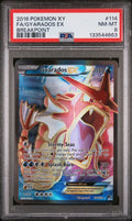 PSA 8 - 2016 POKEMON XY BREAKPOINT #114 FA/GYARADOS EX BREAKPOINT