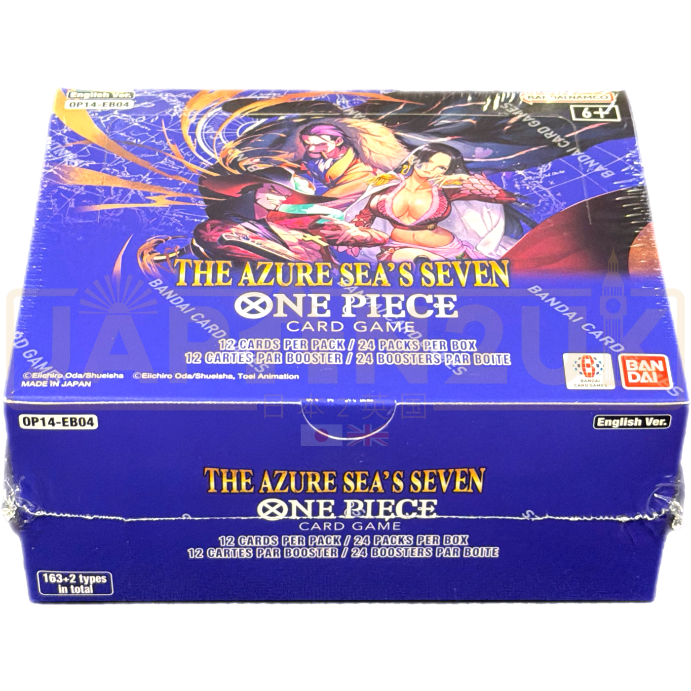 One Piece The Azure Sea’s Seven OP-14-EB-04 English Booster Box