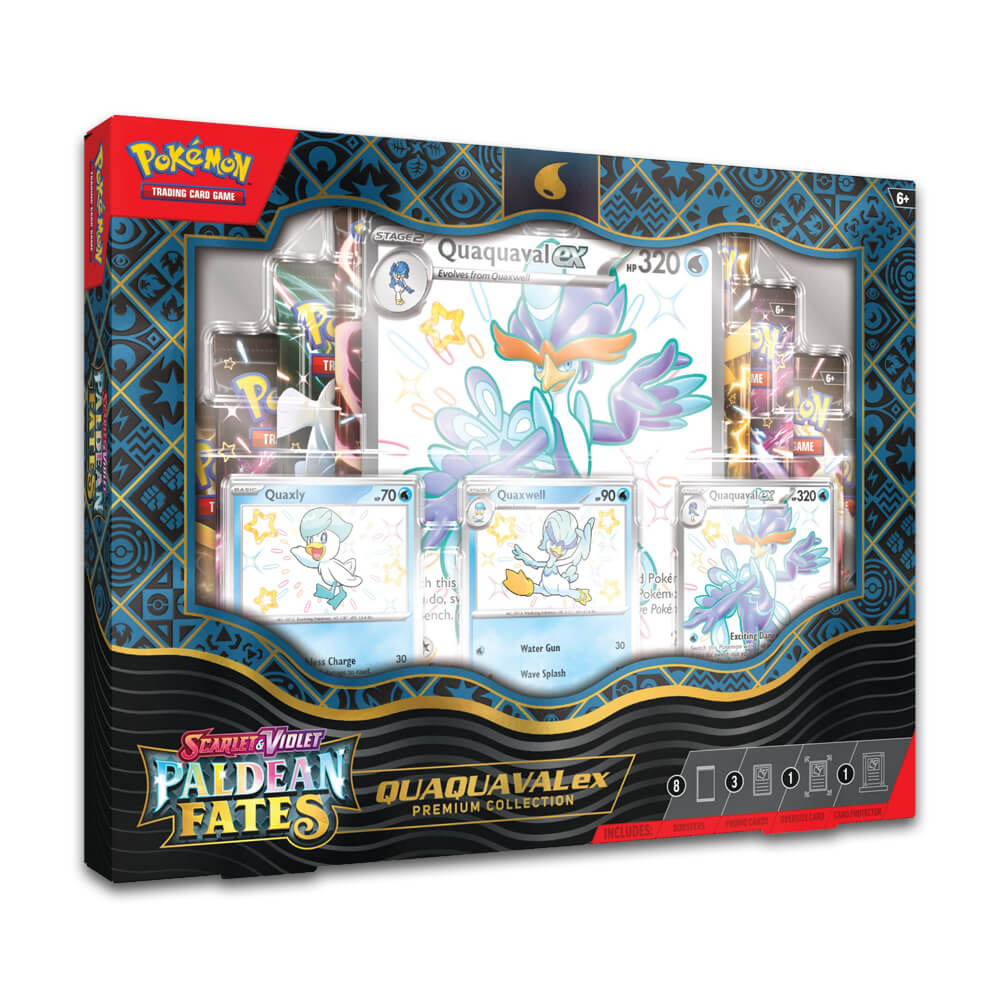Pokémon Scarlet & Violet Paldean Fates EX Premium Collection - Quaquaval